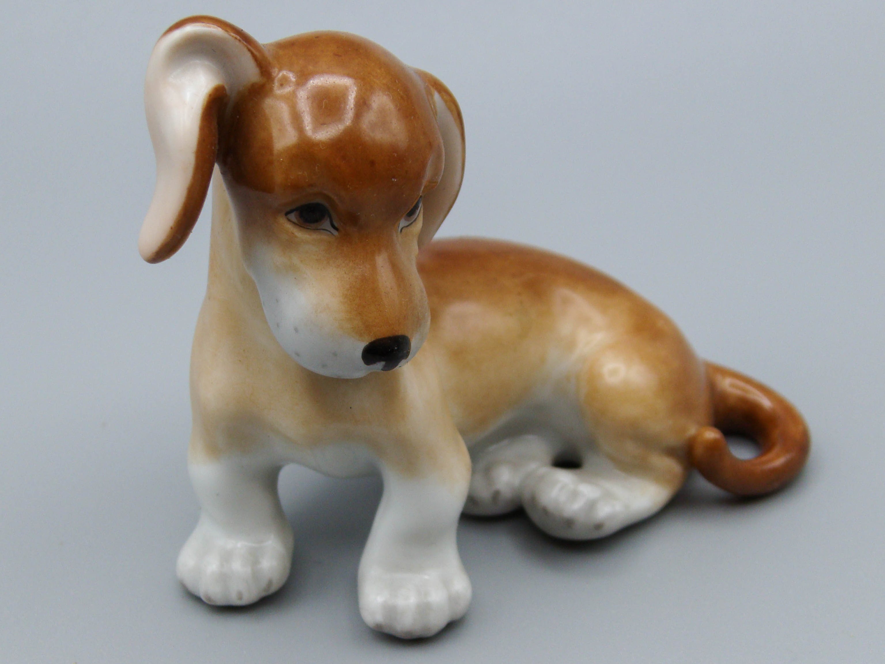 Antique European Porcelain Sculpture, European Porcelain, Porcelain Figurine, Handmade Porcelain Figurine, Augarten Porcelain, Augarten Figurines - Austrian Porcelain, Kingdom of Antique Arts, Augarten Porcelain Great Poodle, Augarten, dog, Figurine
