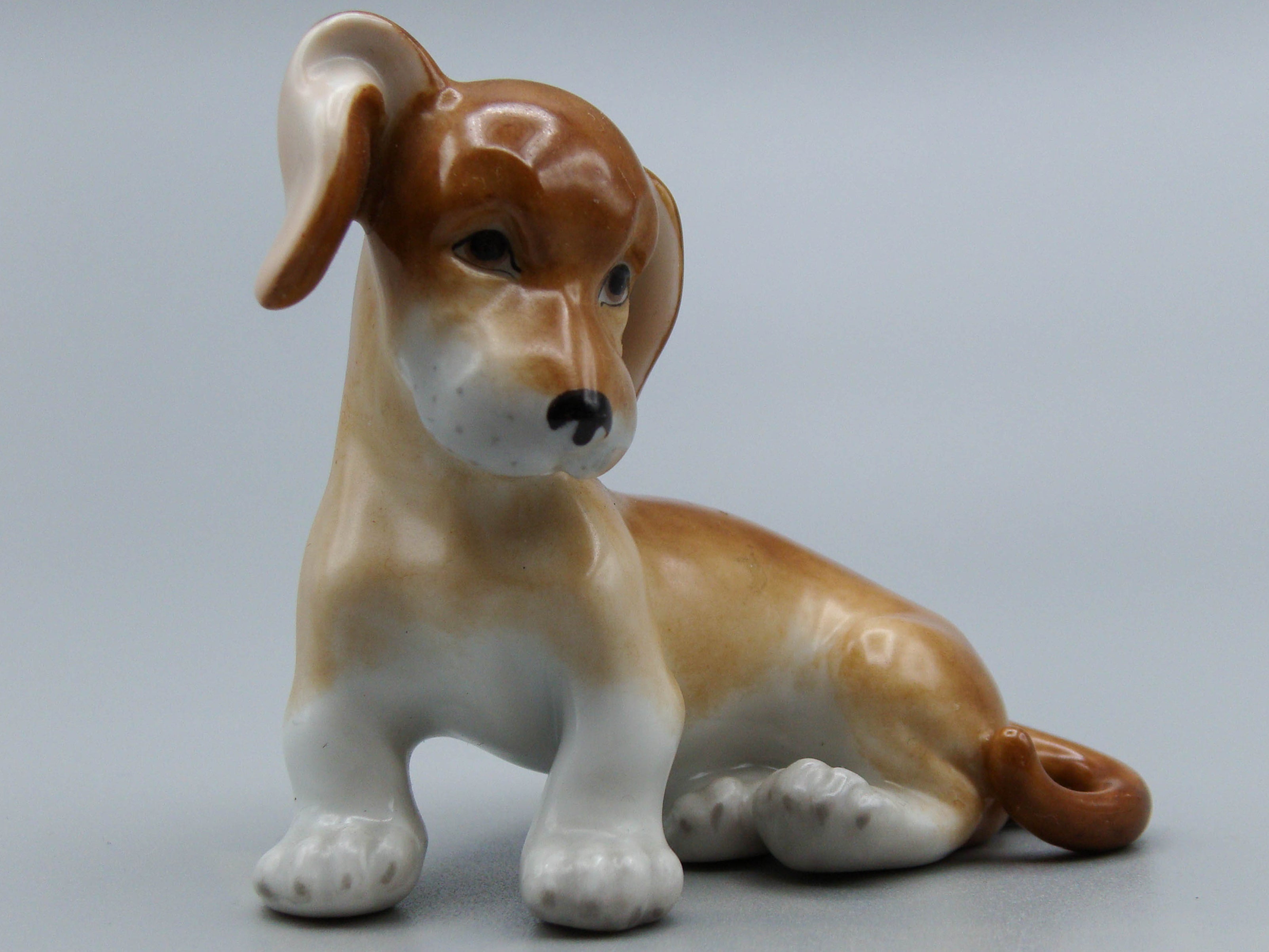 Antique European Porcelain Sculpture, European Porcelain, Porcelain Figurine, Handmade Porcelain Figurine, Augarten Porcelain, Augarten Figurines - Austrian Porcelain, Kingdom of Antique Arts, Augarten Porcelain Great Poodle, Augarten, dog, Figurine