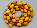 baltic amber, amber, antique, amber beads, egg Yolk, amber chain, Rosary beads, مسبحة, Masbaha, Muslim prayer beads حبيت الدورة ,العنبر الهندى