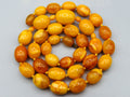 baltic amber, amber, antique, amber beads, egg Yolk, amber chain, Rosary beads, مسبحة, Masbaha, Muslim prayer beads حبيت الدورة ,العنبر الهندى