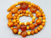 baltic amber, amber, antique, amber beads, egg Yolk, amber chain, Rosary beads, مسبحة, Masbaha, Muslim prayer beads حبيت الدورة ,العنبر الهندى