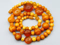 baltic amber, amber, antique, amber beads, egg Yolk, amber chain, Rosary beads, مسبحة, Masbaha, Muslim prayer beads حبيت الدورة ,العنبر الهندى