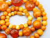 baltic amber, amber, antique, amber beads, egg Yolk, amber chain, Rosary beads, مسبحة, Masbaha, Muslim prayer beads حبيت الدورة ,العنبر الهندى