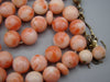antique coral, natural coral, undyed coral, White angel skin coral, Italian coral, pacific coral, Sardinian Coral, sea coral, Mediterranean coral, Mediterranean Rosary, Mediterranean angel skin Rosary, White coral Rosary, handcarved coral, Sterling silver tassel, مسبحة, Masbaha, Muslim prayer beads, Rosa Coral