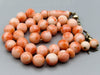 antique coral, natural coral, undyed coral, White angel skin coral, Italian coral, pacific coral, Sardinian Coral, sea coral, Mediterranean coral, Mediterranean Rosary, Mediterranean angel skin Rosary, White coral Rosary, handcarved coral, Sterling silver tassel, مسبحة, Masbaha, Muslim prayer beads, Rosa Coral