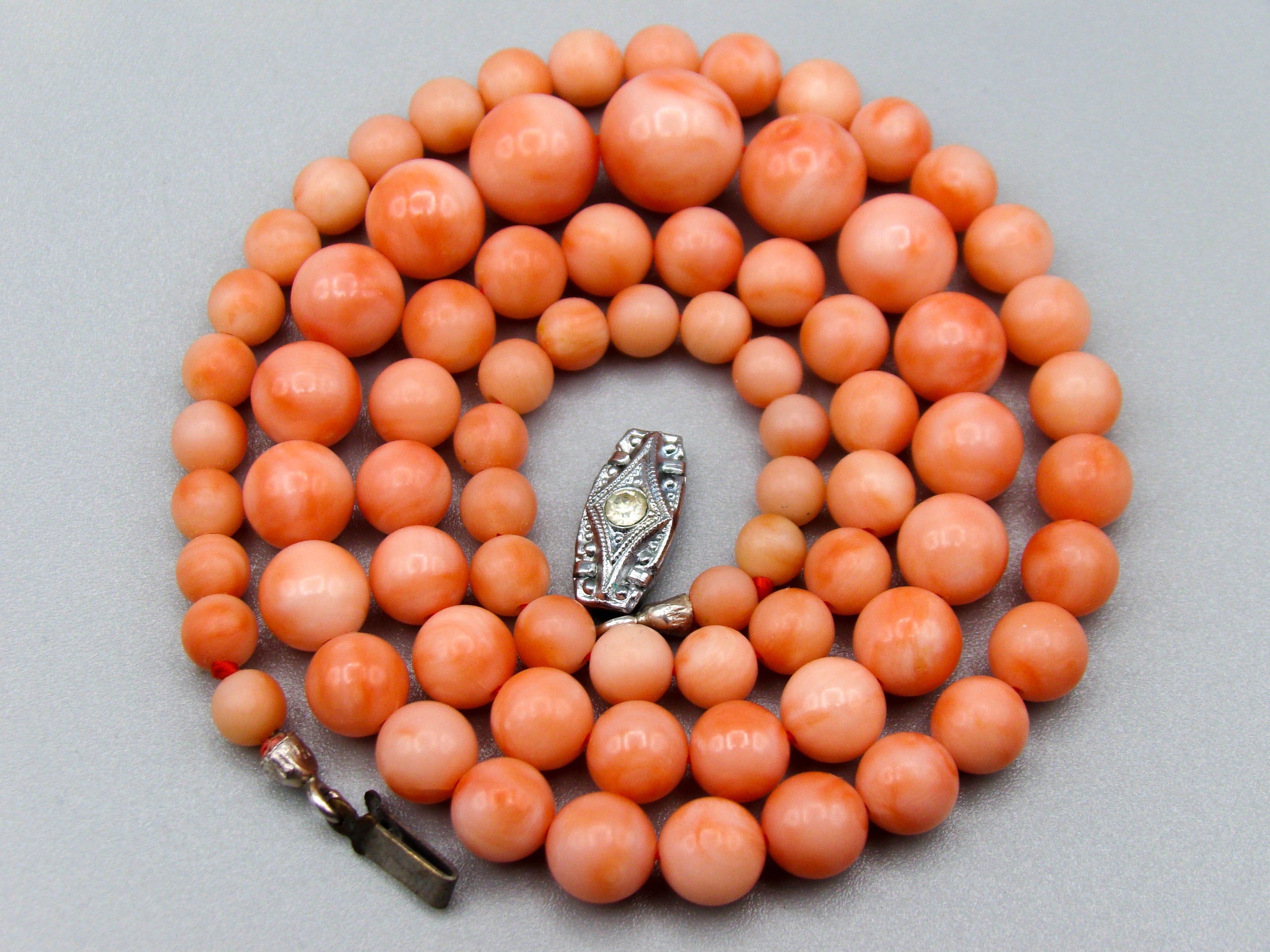 antique coral, natural coral, undyed coral, White angel skin coral, Italian coral, pacific coral, Sardinian Coral, sea coral, Mediterranean coral, Mediterranean Necklace, Mediterranean Rosa chain, White coral necklace, handcarved coral, Rosa Coral Necklace