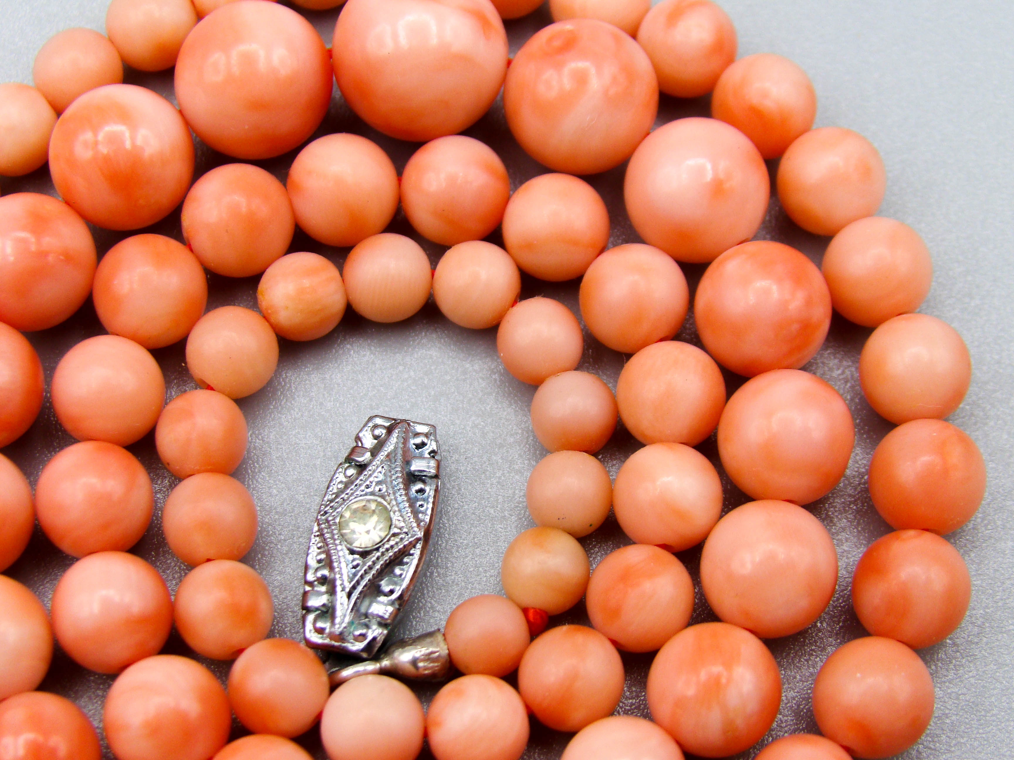 antique coral, natural coral, undyed coral, White angel skin coral, Italian coral, pacific coral, Sardinian Coral, sea coral, Mediterranean coral, Mediterranean Necklace, Mediterranean Rosa chain, White coral necklace, handcarved coral, Rosa Coral Necklace