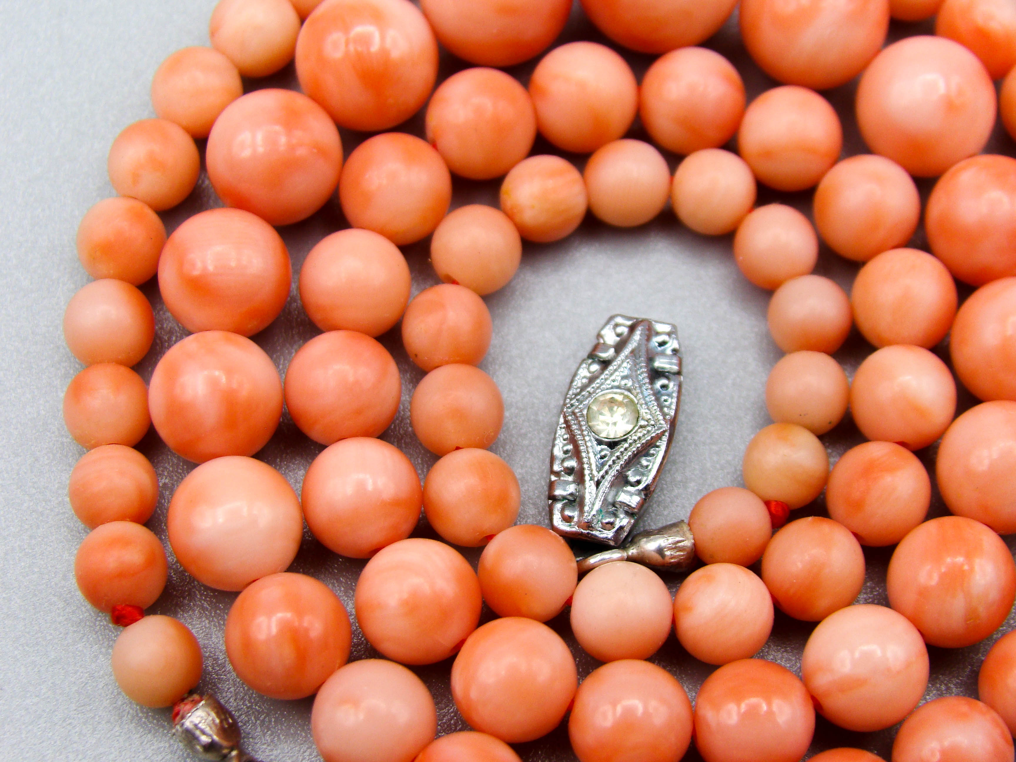 antique coral, natural coral, undyed coral, White angel skin coral, Italian coral, pacific coral, Sardinian Coral, sea coral, Mediterranean coral, Mediterranean Necklace, Mediterranean Rosa chain, White coral necklace, handcarved coral, Rosa Coral Necklace