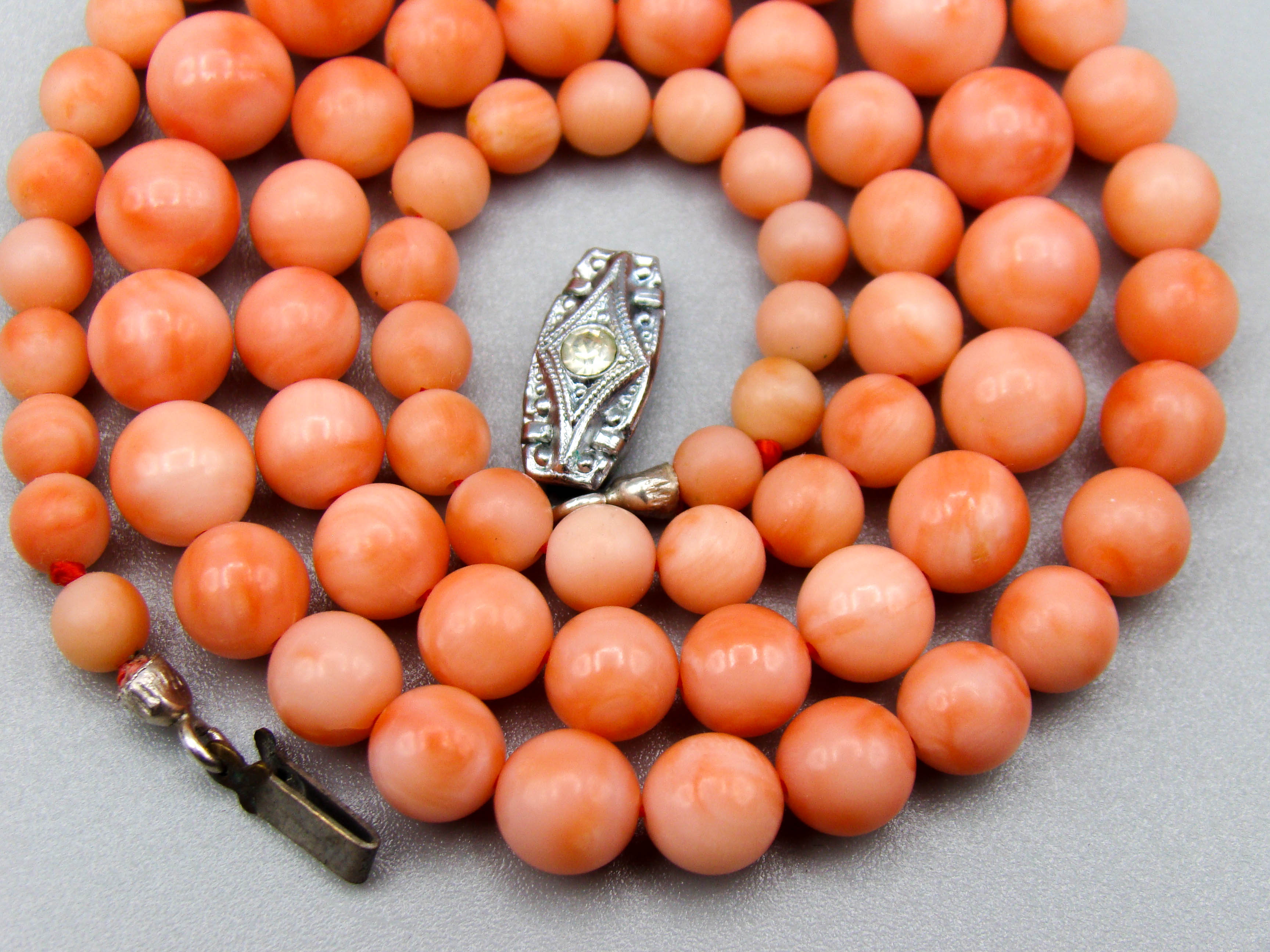 antique coral, natural coral, undyed coral, White angel skin coral, Italian coral, pacific coral, Sardinian Coral, sea coral, Mediterranean coral, Mediterranean Necklace, Mediterranean Rosa chain, White coral necklace, handcarved coral, Rosa Coral Necklace