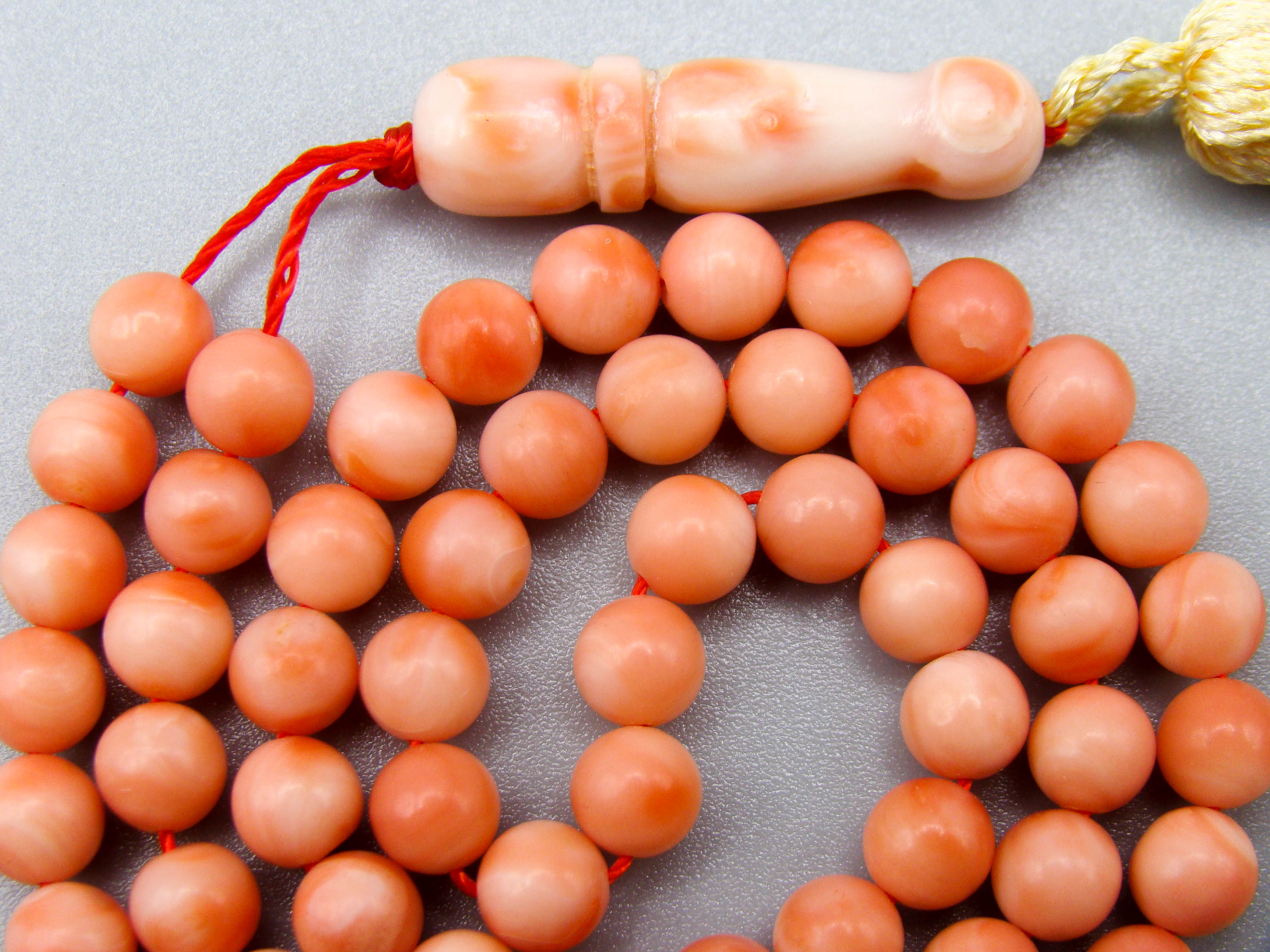 antique coral, natural coral, undyed coral, White angel skin coral, Italian coral, pacific coral, Sardinian Coral, sea coral, Mediterranean coral, Mediterranean Rosary, Mediterranean angel skin Rosary, White coral Rosary, handcarved coral, Rosa coral