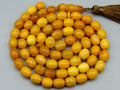 baltic amber, amber, amber beads, egg Yolk, amber chain, Rosary beads, مسبحة, Masbaha, Muslim prayer beads حبيت الدورة ,العنبر الهندى