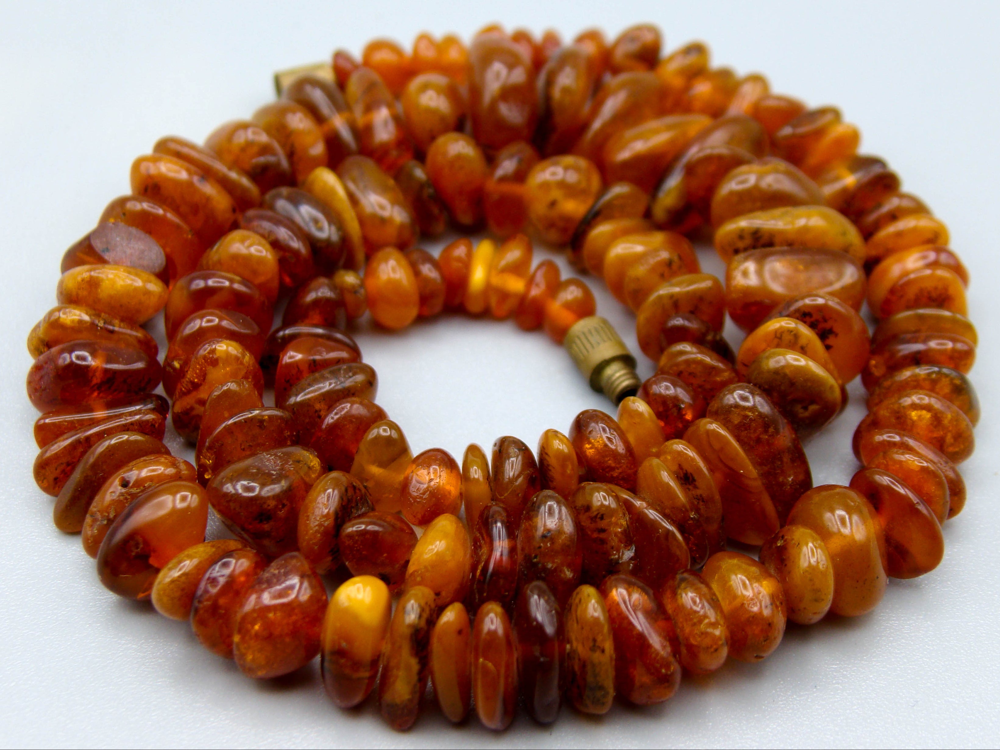 Antique Baltic Natural Amber Necklace - Kingdom of Antique Arts