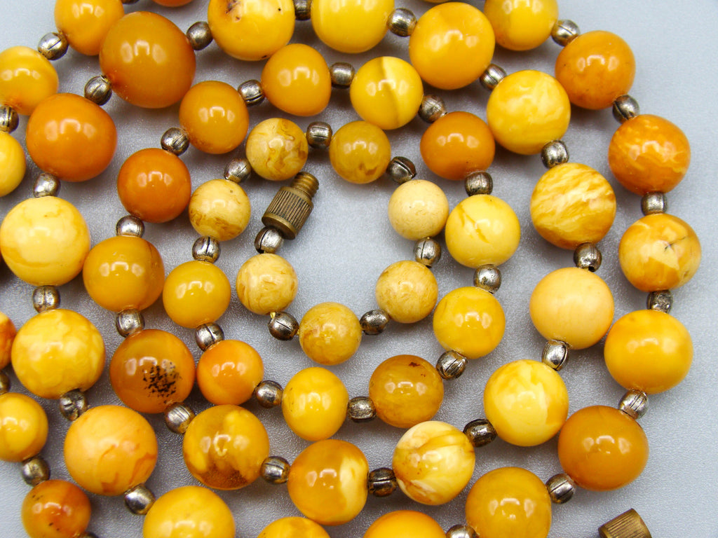 Baltic Natural Amber Necklace - Kingdom of Antique Arts