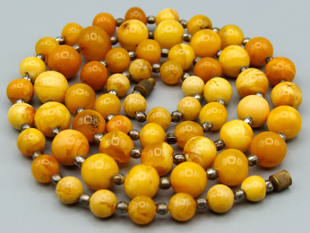 Baltic Natural Amber Necklace - Kingdom of Antique Arts