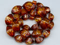 baltic amber, amber, antique, amber beads, egg Yolk, amber chain, Rosary beads, مسبحة, Masbaha, Muslim prayer beads حبيت الدورة ,العنبر الهندى