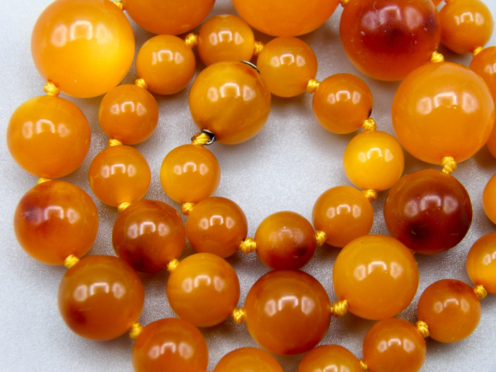 Baltic Natural Amber Necklace - Kingdom of Antique Arts