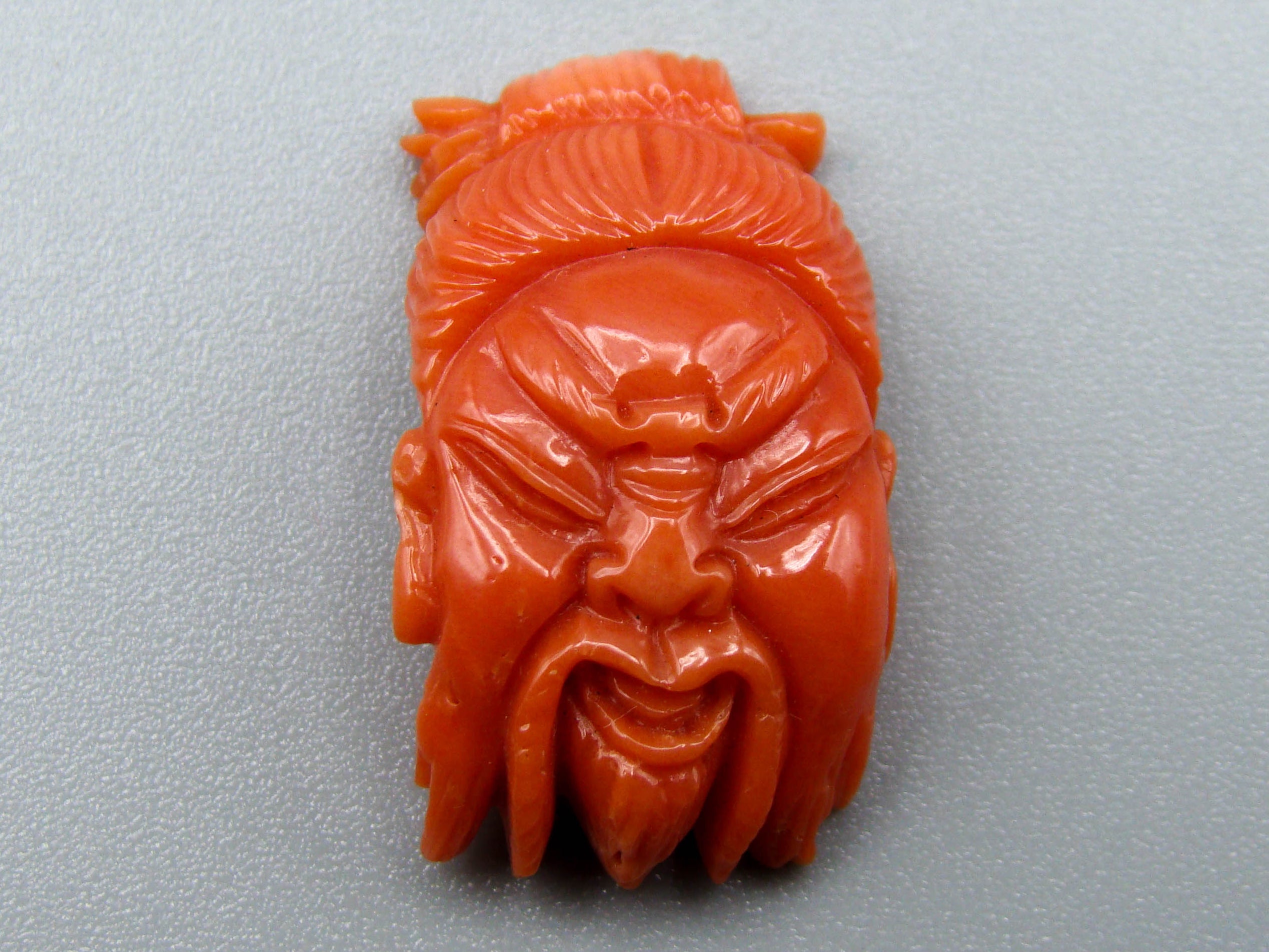 antique coral, natural coral, undyed coral, dark red coral, blood red coral, Italian coral, pacific coral, Sardinian Coral, Coral Cameo, Handcarved Cameo, sea coral, aka coral, Red Cameo