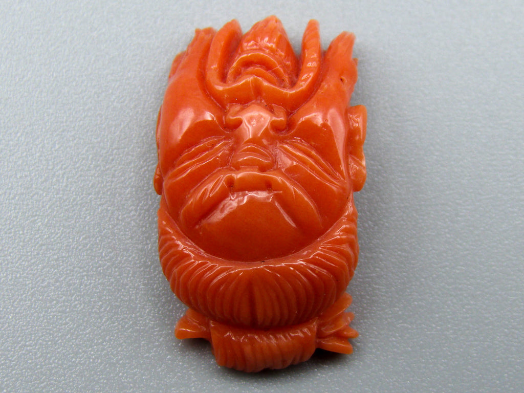 antique coral, natural coral, undyed coral, dark red coral, blood red coral, Italian coral, pacific coral, Sardinian Coral, Coral Cameo, Handcarved Cameo, sea coral, aka coral, Red Cameo