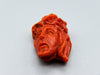 antique coral, natural coral, undyed coral, dark red coral, blood red coral, Italian coral, pacific coral, Sardinian Coral, Coral Cameo, Coral aka red Cameo, sea coral, aka coral, Ring Cameo, Pendant Cameo, Brooch Cameo