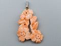 antique coral, natural coral, undyed coral, Salmon coral, Italian coral, pacific coral, Sardinian Coral, sea coral, Mediterranean coral, Mediterranean Pendant, Mediterranean salmon, coral Pendant, Asien coral, handcarved coral