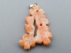 antique coral, natural coral, undyed coral, Salmon coral, Italian coral, pacific coral, Sardinian Coral, sea coral, Mediterranean coral, Mediterranean Pendant, Mediterranean salmon, coral Pendant, Asien coral, handcarved coral