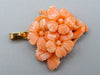 antique coral, natural coral, undyed coral, Salmon coral, Italian coral, pacific coral, Sardinian Coral, sea coral, Mediterranean coral, Mediterranean Pendant, Mediterranean salmon, coral Pendant, Asien coral, handcarved coral