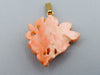antique coral, natural coral, undyed coral, Salmon coral, Italian coral, pacific coral, Sardinian Coral, sea coral, Mediterranean coral, Mediterranean Pendant, Mediterranean salmon, coral Pendant, Asien coral, handcarved coral