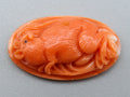 antique coral, natural coral, undyed coral, dark momo orange coral, Italian coral, pacific coral, Sardinian Coral, sea coral, Mediterranean coral, Mediterranean Cameo, Mediterranean orange, Momo Coral, Momo Cameo, Asien coral, Asien Cameo, handcarved coral