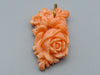 antique coral, natural coral, undyed coral, Salmon coral, Italian coral, pacific coral, Sardinian Coral, sea coral, Mediterranean coral, Mediterranean Cameo, Mediterranean Salmon, coral Pendant, Asien coral, Asien Pendant, handcarved coral, salmon coral, 10 Karat Gold