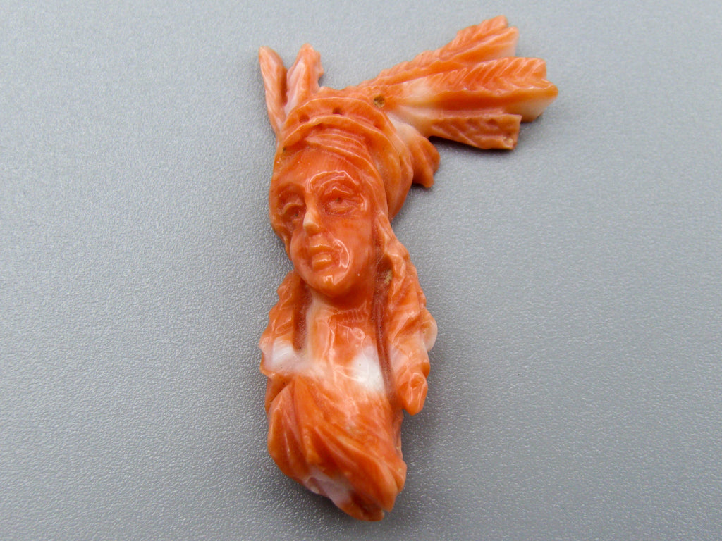 antique coral, natural coral, undyed coral, dark momo orange coral, Italian coral, pacific coral, Sardinian Coral, sea coral, Mediterranean coral, Mediterranean Cameo, Mediterranean orange, coral Cameo, Asien coral, Asien Cameo, handcarved coral, momo orange coral