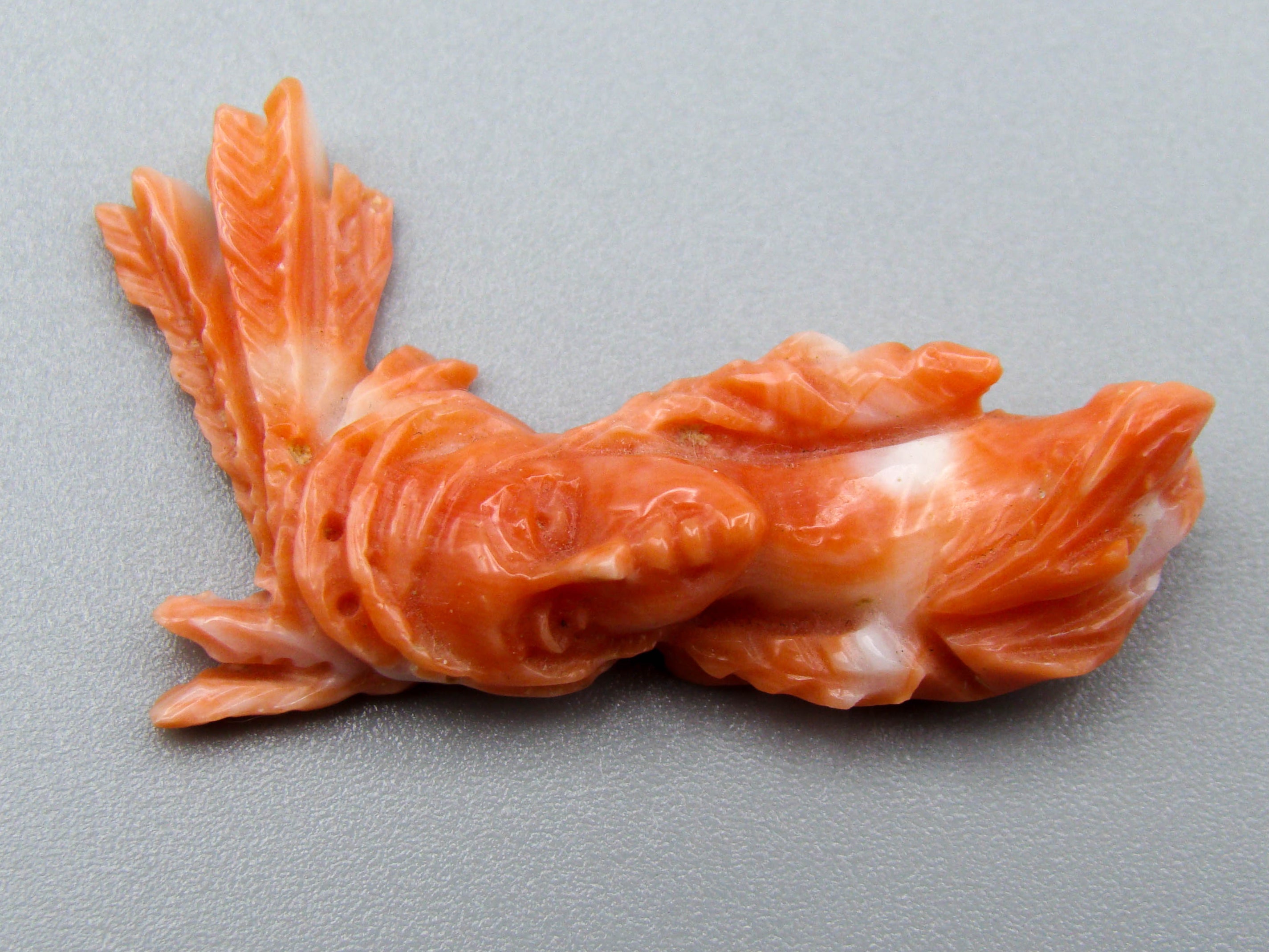 antique coral, natural coral, undyed coral, dark momo orange coral, Italian coral, pacific coral, Sardinian Coral, sea coral, Mediterranean coral, Mediterranean Cameo, Mediterranean orange, coral Cameo, Asien coral, Asien Cameo, handcarved coral, momo orange coral