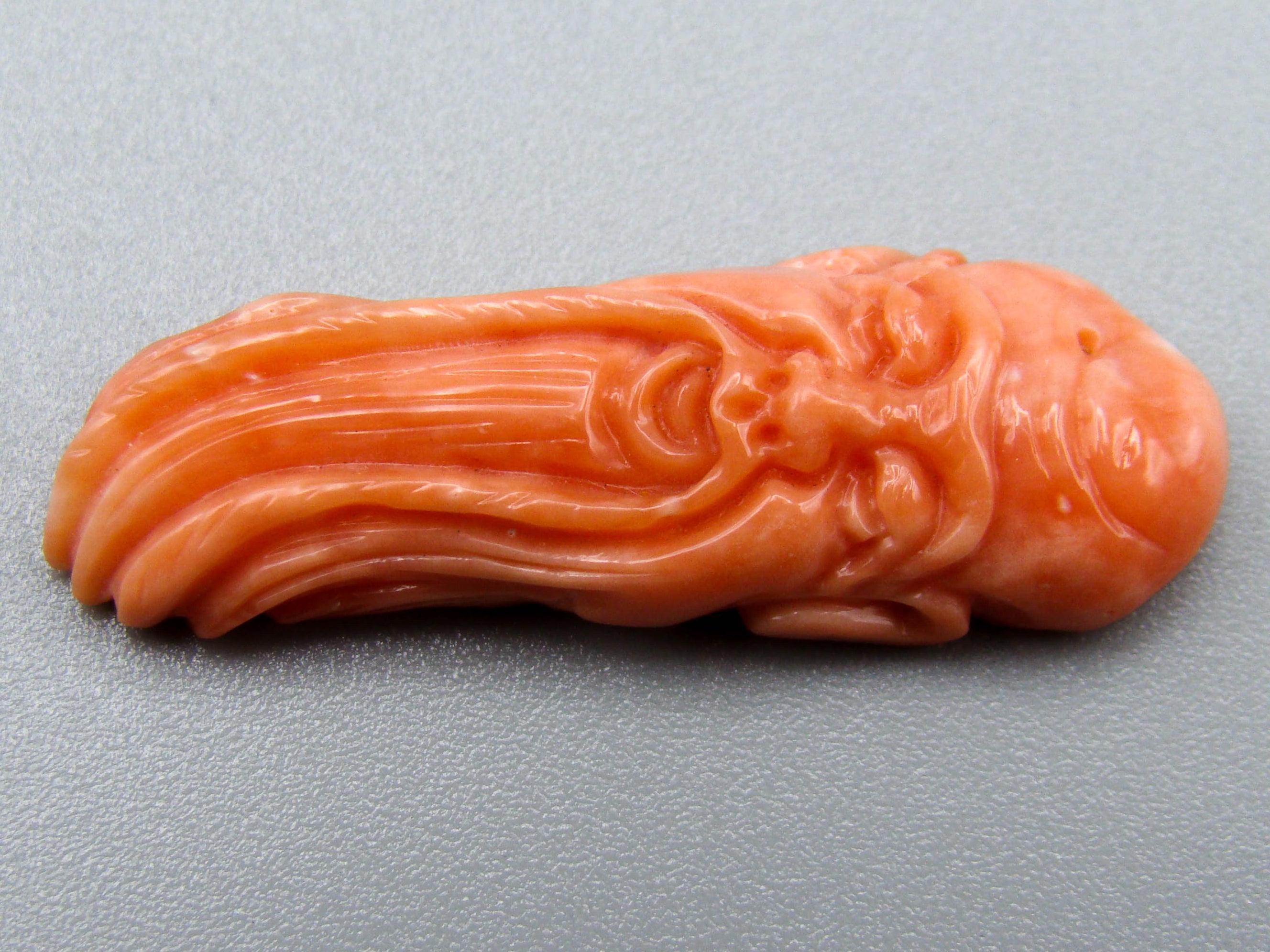 antique coral, natural coral, undyed coral, Salmon coral, Italian coral, pacific coral, Sardinian Coral, sea coral, Mediterranean coral, Mediterranean Cameo, Mediterranean orange, coral Cameo, Asien coral, Asien Cameo, handcarved coral, Salmon coral