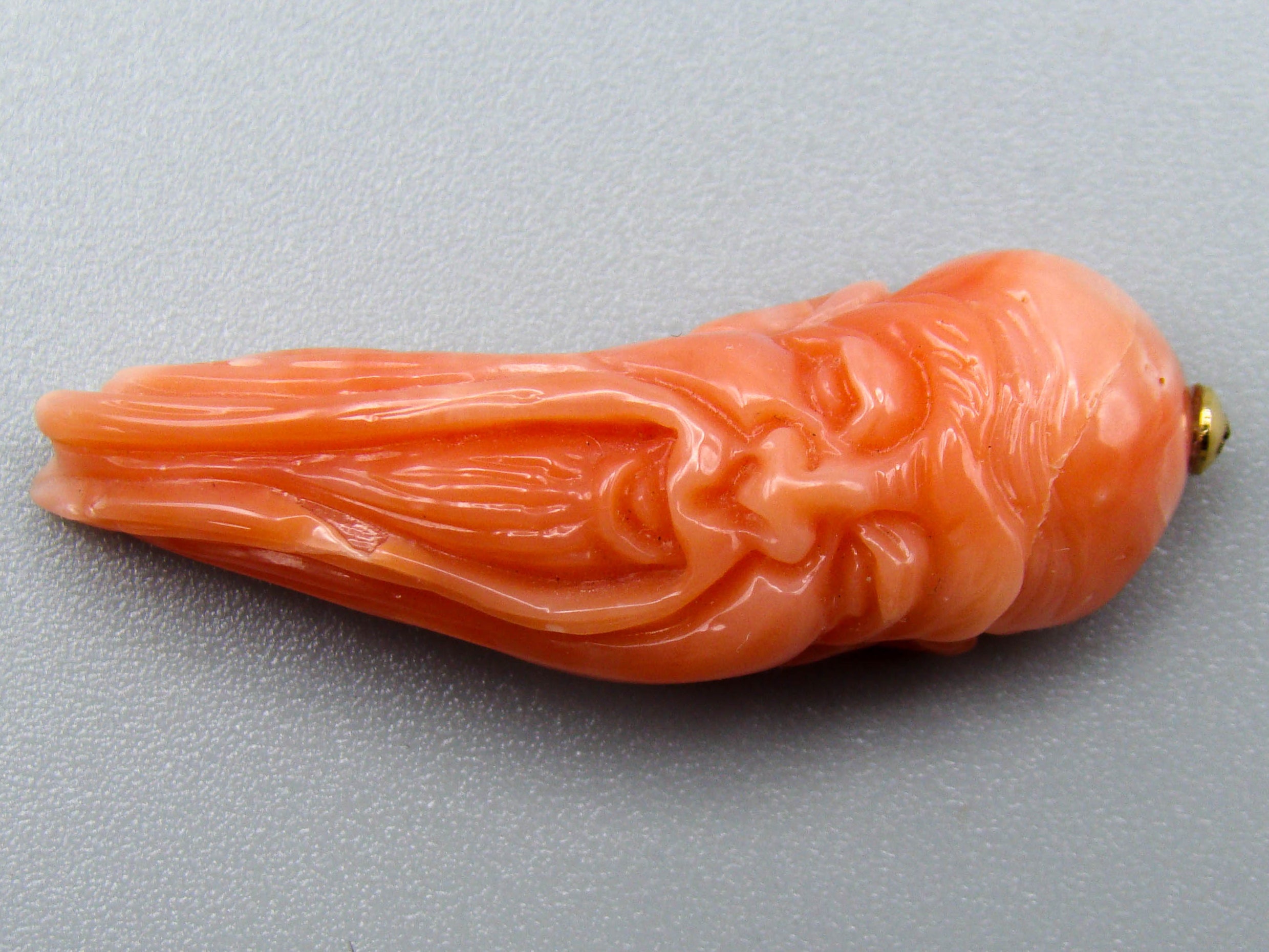 antique coral, natural coral, undyed coral, Salmon coral, Italian coral, pacific coral, Sardinian Coral, sea coral, Mediterranean coral, Mediterranean Cameo, Mediterranean Salmon, Asien coral, Asien Cameo, handcarved coral, Salmon Coral