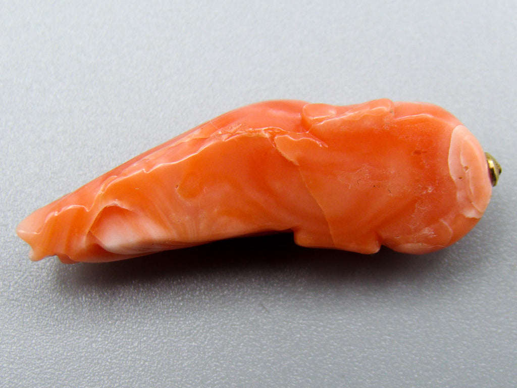 antique coral, natural coral, undyed coral, Salmon coral, Italian coral, pacific coral, Sardinian Coral, sea coral, Mediterranean coral, Mediterranean Cameo, Mediterranean Salmon, Asien coral, Asien Cameo, handcarved coral, Salmon Coral