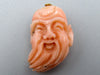 antique coral, natural coral, undyed coral, momo salmon coral, Italian coral, pacific coral, Sardinian Coral, sea coral, Mediterranean coral, Mediterranean Pendant, coral Pendant, Asien coral, Asien Pendant, handcarved coral, momo salmon coral Pendant