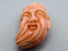 antique coral, natural coral, undyed coral, momo salmon coral, Italian coral, pacific coral, Sardinian Coral, sea coral, Mediterranean coral, Mediterranean Pendant, coral Pendant, Asien coral, Asien Pendant, handcarved coral, momo salmon coral Pendant