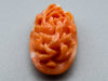 antique coral, natural coral, undyed coral, momo salmon coral, Italian coral, pacific coral, Sardinian Coral, sea coral, Mediterranean coral, Mediterranean Pendant, coral Pendant, Asien coral, Asien Pendant, handcarved coral, momo salmon coral Pendant