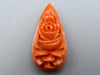 antique coral, natural coral, undyed coral, dark orange coral, Italian coral, pacific coral, Sardinian Coral, sea coral, Mediterranean coral, Mediterranean Cameo, Mediterranean orange, Asien coral, Asien Cameo, handcarved coral, Orange Cameo Coral