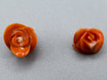 antique coral, natural coral, undyed coral, dark momo orange coral, Italian coral, pacific coral, Sardinian Coral, sea coral, Mediterranean coral, Mediterranean Cameo, coral Cameo, Asien coral, Asien Cameo, handcarved coral, momo Coral Cameo