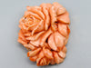 antique coral, natural coral, undyed coral, Salmon coral, Italian coral, pacific coral, Sardinian Coral, sea coral, Mediterranean coral, Mediterranean brooch, Mediterranean salmon, Asien coral, Asien brooch, handcarved coral