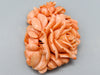 antique coral, natural coral, undyed coral, Salmon coral, Italian coral, pacific coral, Sardinian Coral, sea coral, Mediterranean coral, Mediterranean brooch, Mediterranean salmon, Asien coral, Asien brooch, handcarved coral