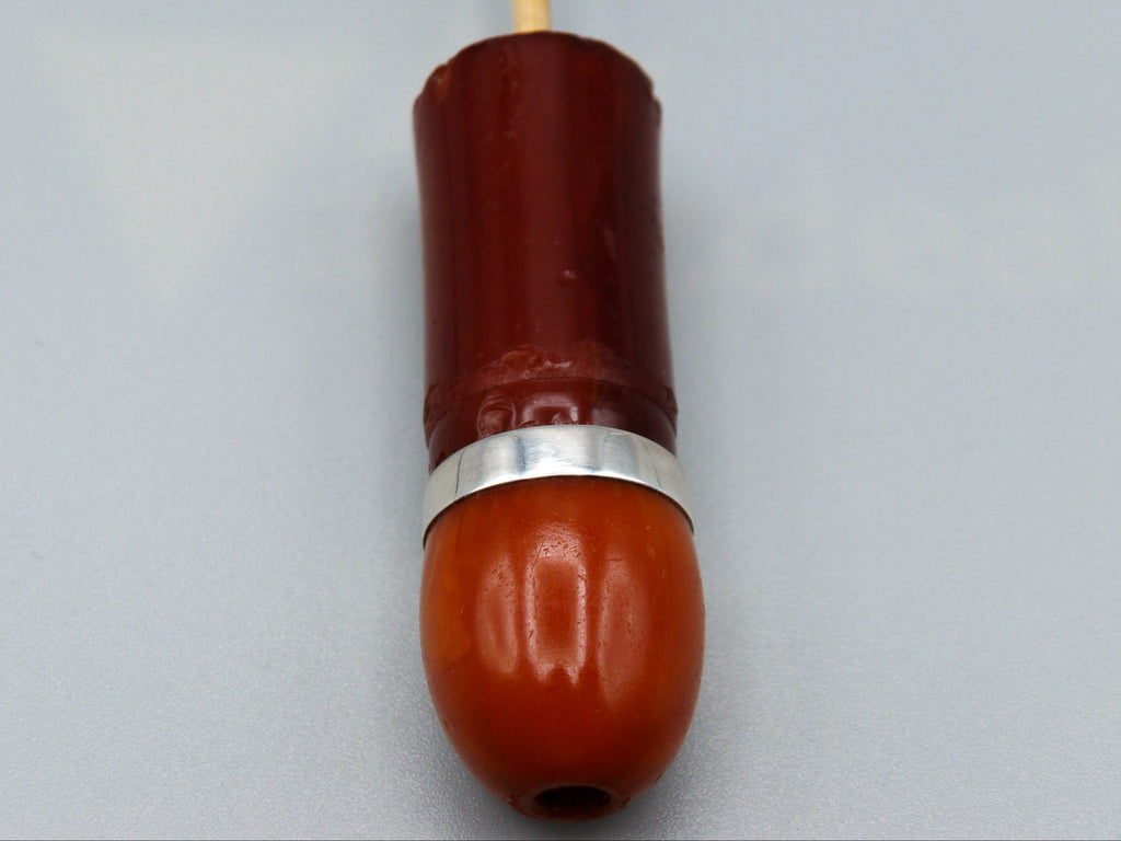 Antique Baltic egg yolk Natural Amber Hookah Mouthpiece - Kingdom of Antique Arts