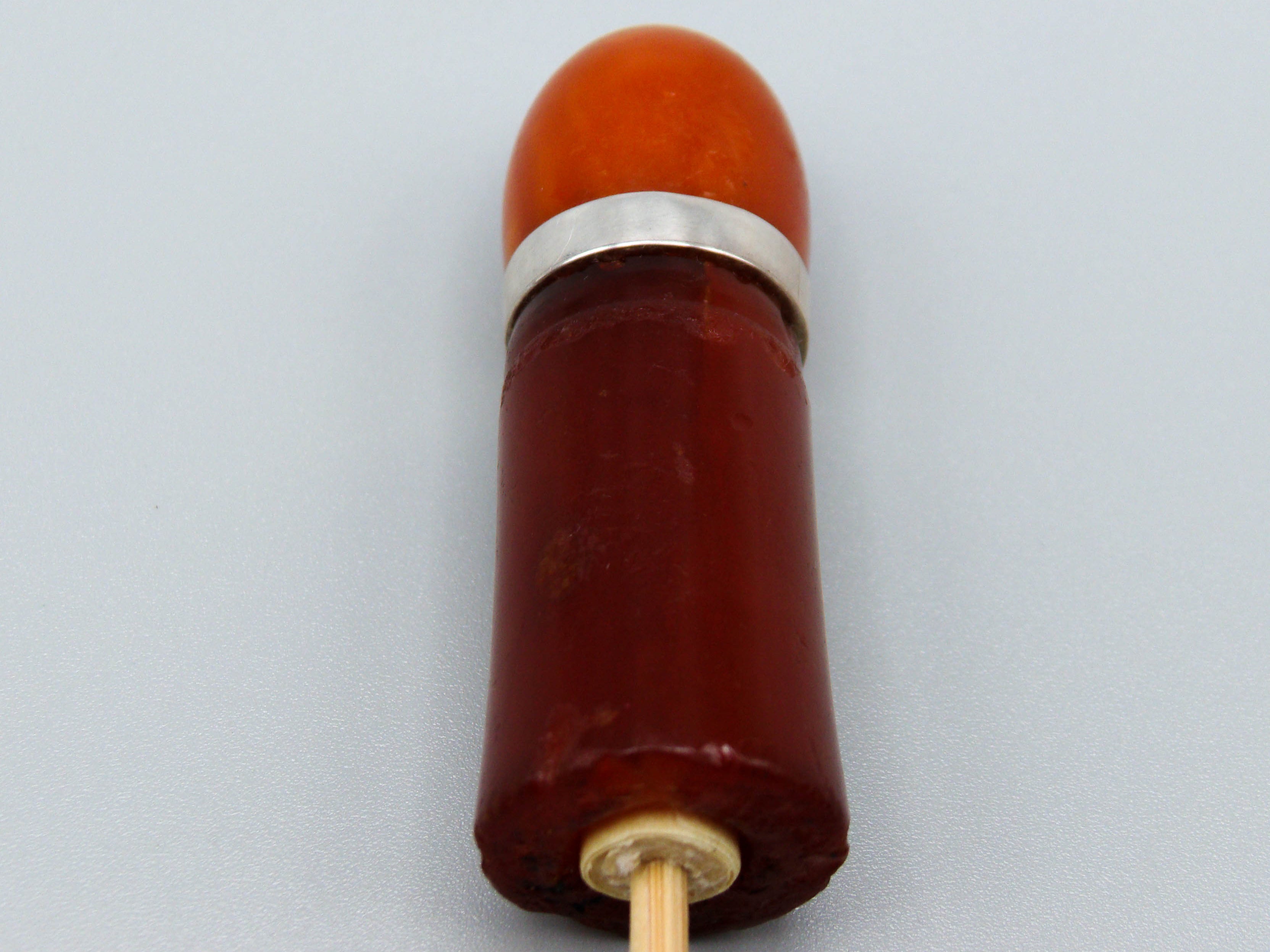 Antique Baltic egg yolk Natural Amber Hookah Mouthpiece - Kingdom of Antique Arts