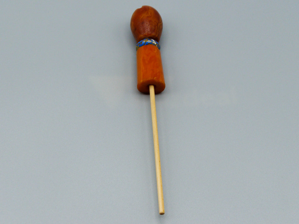 Antique Baltic egg yolk Natural Amber Hookah Mouthpiece - Kingdom of Antique Arts