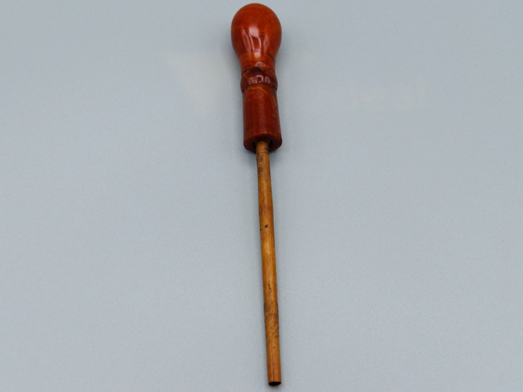Antique Baltic egg yolk Natural Amber Hookah Mouthpiece - Kingdom of Antique Arts