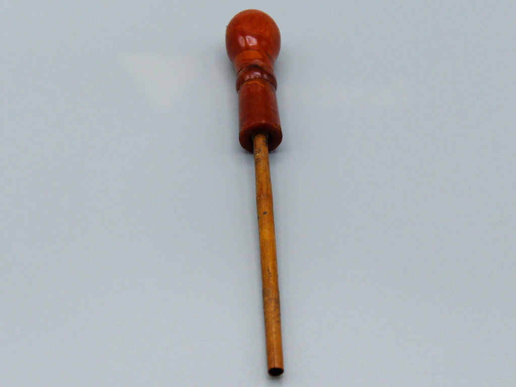 Antique Baltic egg yolk Natural Amber Hookah Mouthpiece - Kingdom of Antique Arts