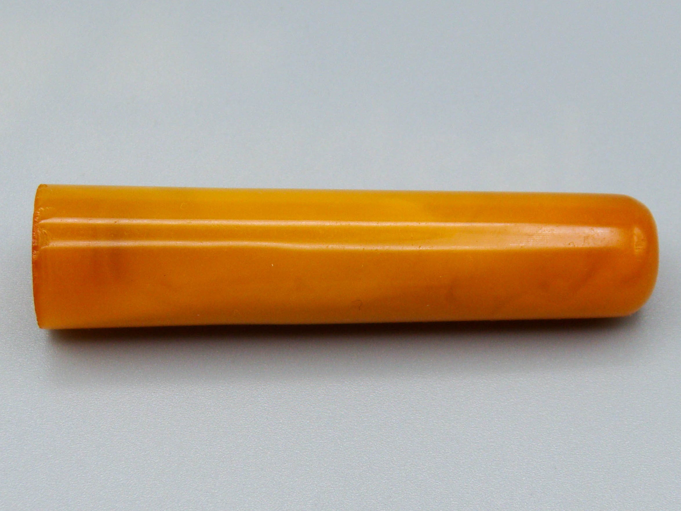 Antique Baltic egg yolk Natural Amber Hookah Mouthpiece - Kingdom of Antique Arts
