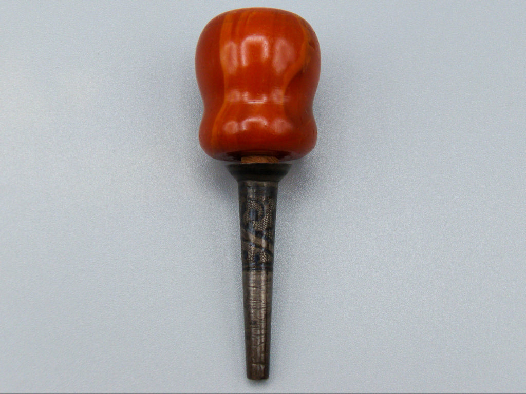 Antique Baltic egg yolk Natural Amber Hookah Mouthpiece - Kingdom of Antique Arts