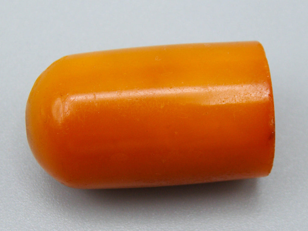 Antique Baltic egg yolk Natural Amber Hookah Mouthpiece - Kingdom of Antique Arts