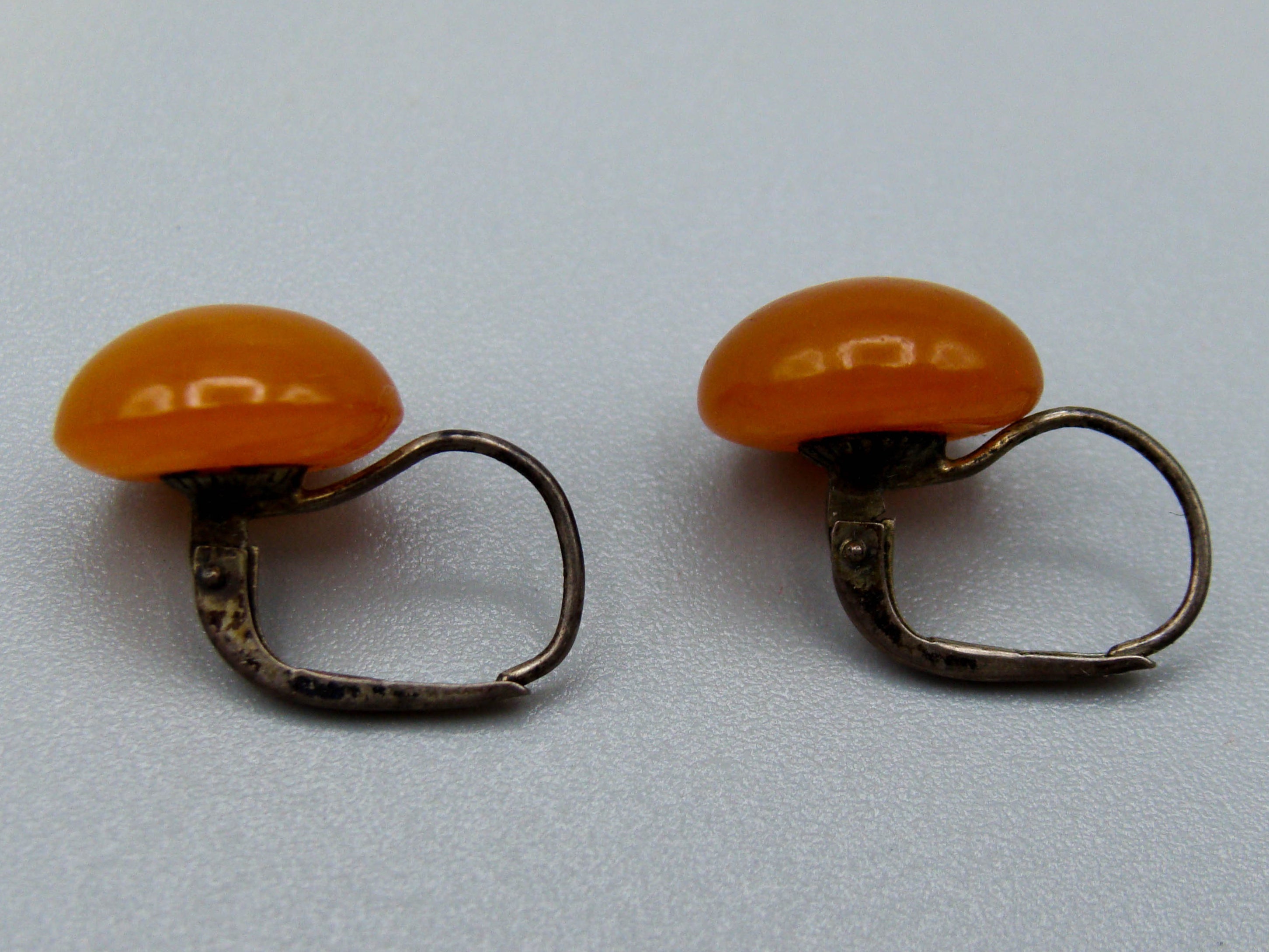 Antique Baltic Natural Amber Earrings - Kingdom of Antique Arts